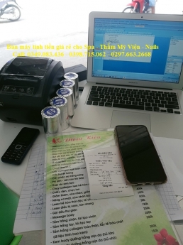 Cài đặt tận nơi máy tính tiền giá rẻ cho Spa, Salon Tóc tại Rạch Gía Kiên Giang 