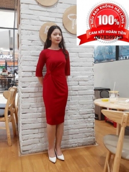 Đầm Body Thắt Eo Phong cách mới_Cao cấp
