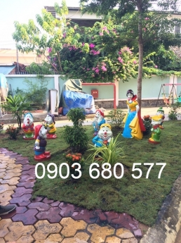 Thi công lắp đặt vườn cổ tích cho trường mầm non