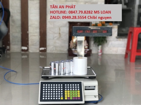 Bán cân điện tử in tem cho cửa hàng hoa quả sạch tại Lâm Đồng