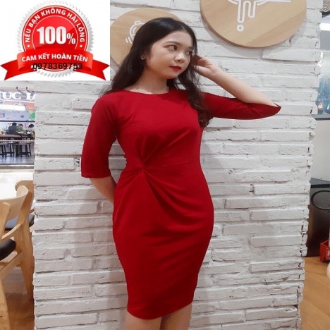 Đầm Body Thắt Eo Phong cách mới_Cao cấp