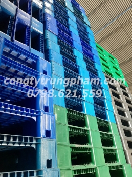 Nơi bán pallet nhựa nguyên sinh - tái sinh, pallet nhựa mới cũ giá rẻ