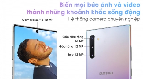 Siêu phẩm 2019 của Samsung mang tên galaxy note 10