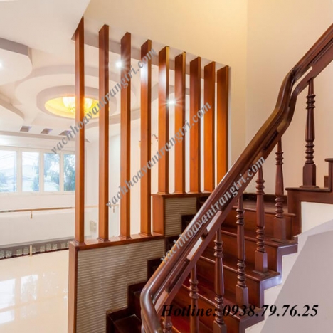 Nơi nhận làm lam gỗ cầu thang - vách ngăn cnc cầu thang đẹp giá rẻ