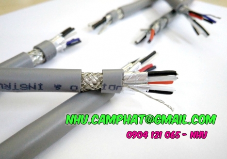 Cáp tín hiệu bọc lưới chống nhiễu vặn xoắn theo cặp