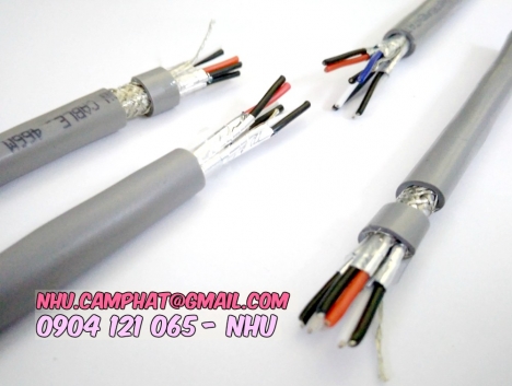 Cáp tín hiệu bọc lưới chống nhiễu vặn xoắn theo cặp