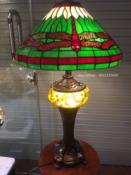 Đèn chuồn tiffany hai thân mỹ.