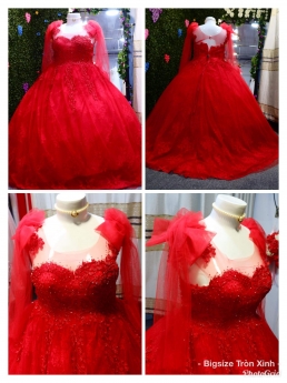 TRÒN XINH CHUYÊN VEST SORE ÁO DÀI BIGSIZE