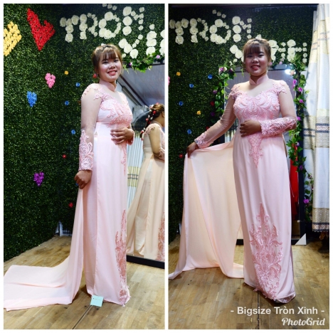 TRÒN XINH CHUYÊN VEST SORE ÁO DÀI BIGSIZE