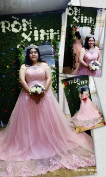 TRÒN XINH CHUYÊN VEST SORE ÁO DÀI BIGSIZE