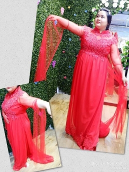 TRÒN XINH CHUYÊN VEST SORE ÁO DÀI BIGSIZE