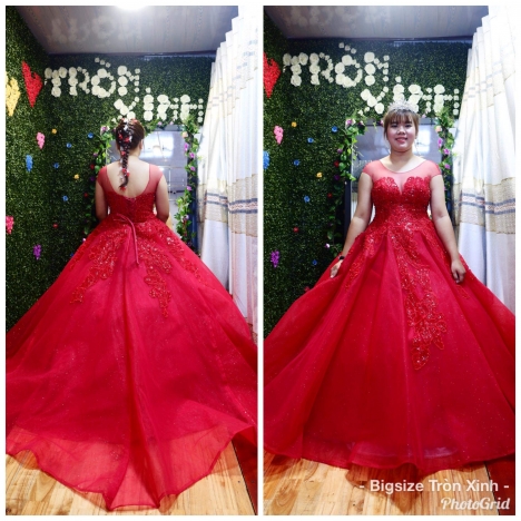 TRÒN XINH CHUYÊN VEST SORE ÁO DÀI BIGSIZE