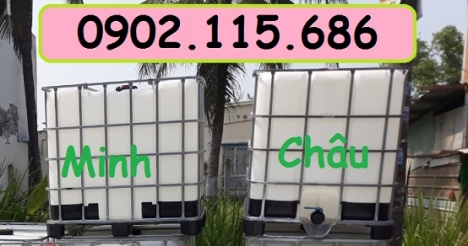 Bồn  nhựa 1 khối màu trắng có khung sắt, bồn nhựa 1 khối đựng hóa chất, bồn nhựa 1 khối nuôi cá, bồn