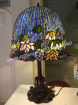 Đèn Trang Trí Họa Tiết Hoa Sen Tiffany