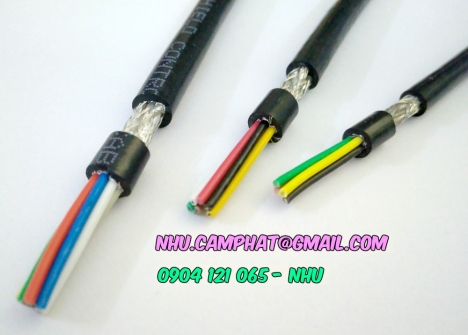 Cáp tín hiệu bọc lưới chống nhiễu tiết diện 0.22mm