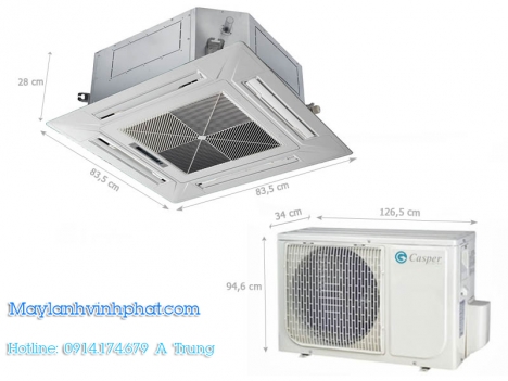 Phân phối Máy lạnh – Máy điều hoà âm trần Casper 3HP hàng chính hãng – chất lượng