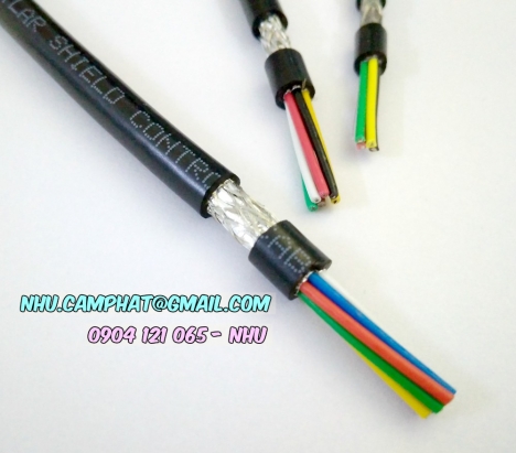 Cáp tín hiệu bọc lưới chống nhiễu tiết diện 0.22mm
