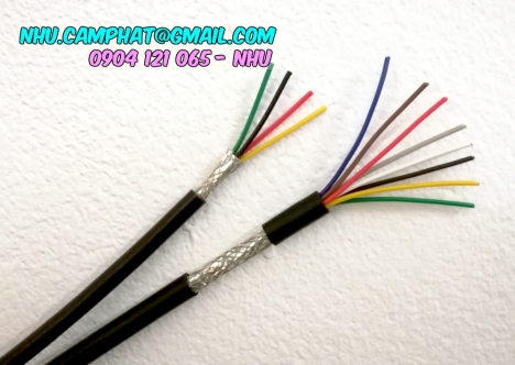 Cáp tín hiệu bọc lưới chống nhiễu tiết diện 0.22mm
