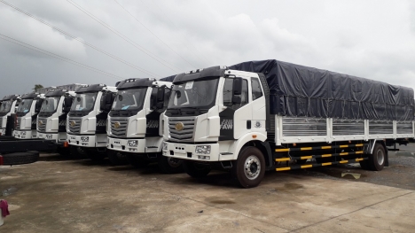 Xe tải 8 tấn thùng siêu dài siêu to 9.8m đời 2019