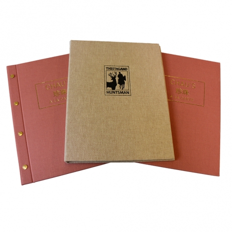 Cung cấp bìa menu da, bìa menu gáy còng, bìa menu bắt vít, bìa menu cài góc