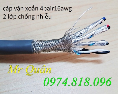 Cung cấp dây tín hiệu âm thanh 20awg 1 pair shield