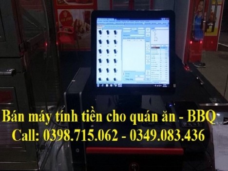 Trọn bộ máy tính tiền cảm ứng giá rẻ cho quán ăn tại Rạch Gía 