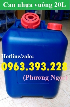 Can nhựa 20L, can nhựa hóa chất, can đựng tinh dầu
