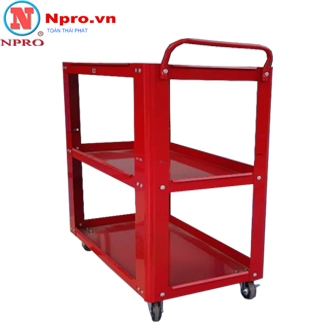 Xe đẩy dụng cụ 3 ngăn