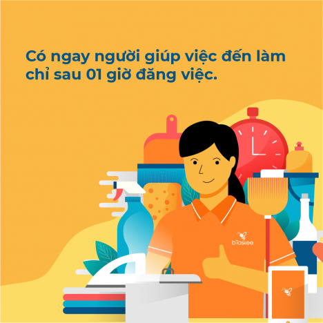 Giúp việc nhà theo giờ - bTaskee Cần Thơ