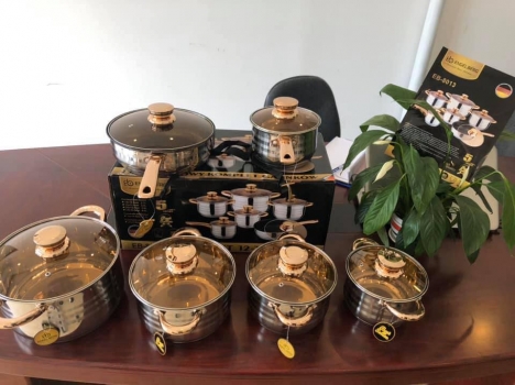 Bộ nồi ANGELBERG 6 món 12 chi tiết