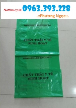 Túi đựng rác thải y tế, bao gom rác thải y tế, túi rác y tế tự hủy