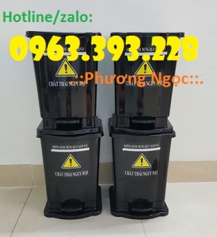 Thùng rác y tế đạp chân, thùng chứa rác thải lây nhiễm, thùng đựng rác thải y tế