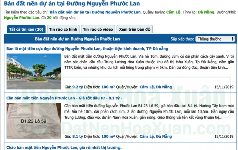 Nhận tin mở bán Nguyễn Phước Lan nối dài sớm nhất