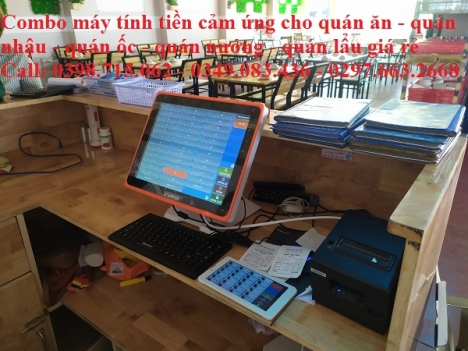 Chuyên bán máy tính tiền cho quán Cafe giá rẻ tại Kiên Giang trọn bộ 