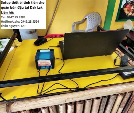 Quán nhậu tại Bạc Liêu setup gói thiết bị/phần mềm tính tiền giá rẻ