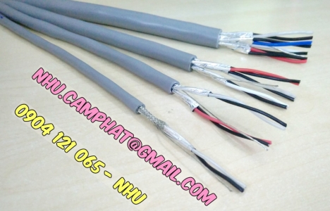 Cáp tín hiệu vặn xoắn chống nhiễu 1pair đến 4pair
