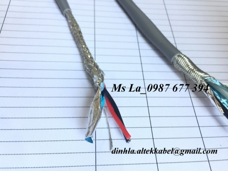 Cáp tín hiệu vặn xoắn theo cặp- Cáp tín hiệu vặn xoắn 22AWG
