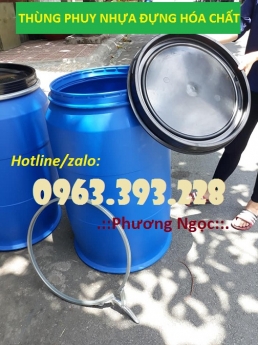 Thùng phuy nhựa nắp mở, thùng phuy nhựa đựng thực phẩm