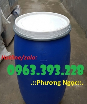 Thùng phuy nhựa nắp mở, thùng phuy nhựa đựng thực phẩm