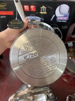 Bộ nồi hãng Zepter 6 món 12 chi tiết