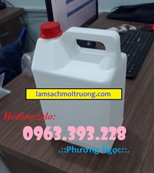 Can nhựa 5L, can nhựa đựng dung môi, can nhựa đựng dầu