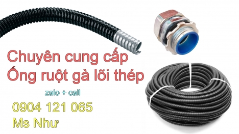 Phân phối toàn quốc ống ruột gà lõi thép bọc nhựa pvc