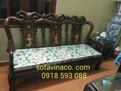 Đệm Ghế Vải Hoa văn Đẹp Mắt
