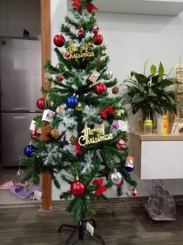 Cây thông Noel kèm phụ kiện trang trí  1.5 mét