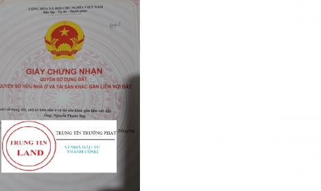 Cần bán Gấp 103,4 mét thổ cư, mặt tiền giá 1,23 tỷ tại Đồng Nai.