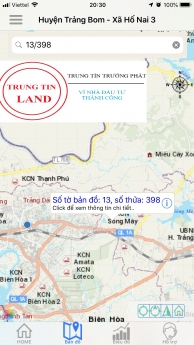 Cần bán Gấp 103,4 mét thổ cư, mặt tiền giá 1,23 tỷ tại Đồng Nai.
