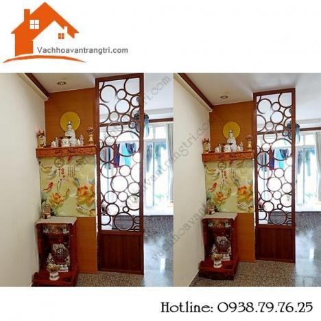Mẫu vách ngăn bằng gỗ công nghiệp đẹp -đổi mới không gian