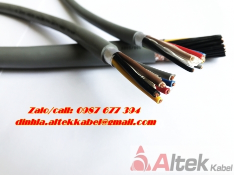 Cáp điều khiển lõi mềm PVC/PVC/Cu- Cáp nhập khẩu hàng có sẵn có sẵn