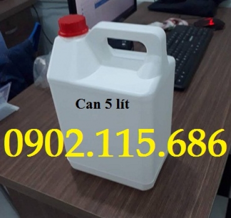 Can đựng hóa chất 5L, can đựng axit, can hóa chất có nắp chống tràn, can hóa chất có nắp garenty,