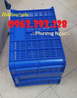Sọt nhựa rỗng cao 39, sọt nhựa đựng hàng